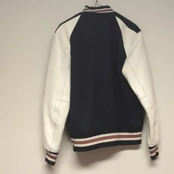 Coach Classic Navy and White Bomber Jacket - Picture 7 of 11